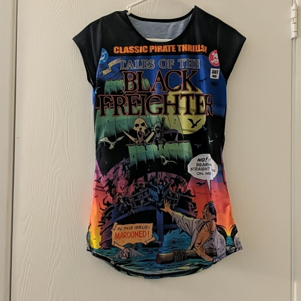 Black milk black freighter gft watchmen xs tee